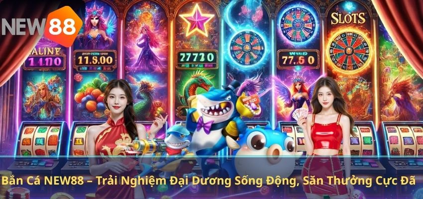 Bắn Cá NEW88 – Trải Nghiệm Đại Dương Sống Động, Săn Thưởng Cực Đã