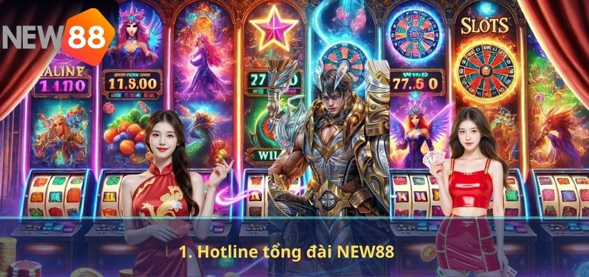 1. Hotline tổng đài NEW88