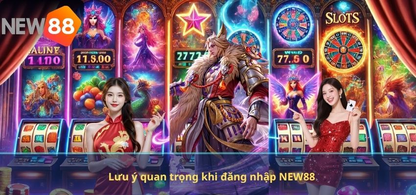 Lưu ý quan trọng khi đăng nhập NEW88