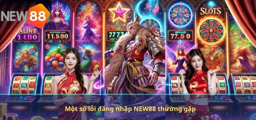 Một số lỗi đăng nhập NEW88 thường gặp