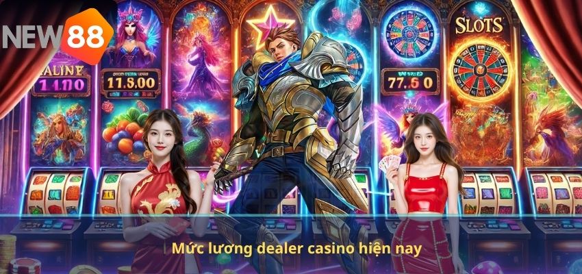Mức lương dealer casino hiện nay