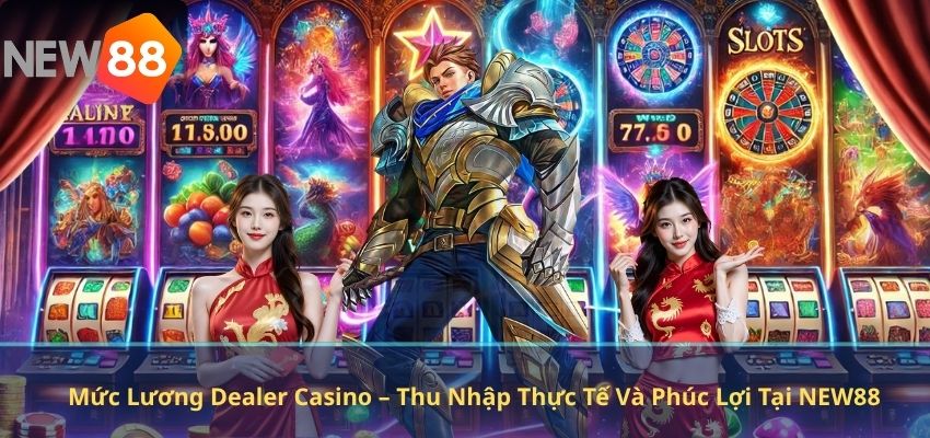 Mức Lương Dealer Casino – Thu Nhập Thực Tế Và Phúc Lợi Tại NEW88