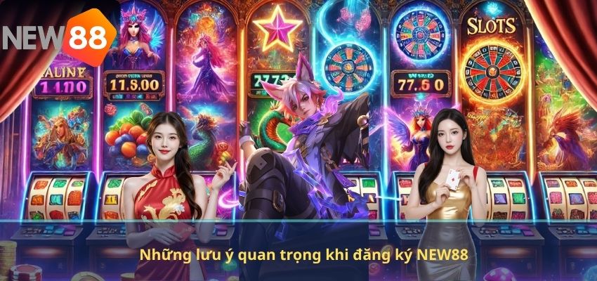 Những lưu ý quan trọng khi đăng ký NEW88