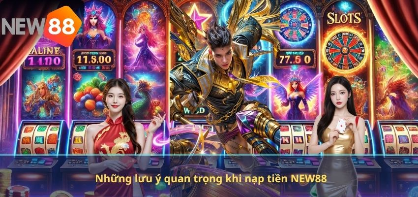 Những lưu ý quan trọng khi nạp tiền NEW88