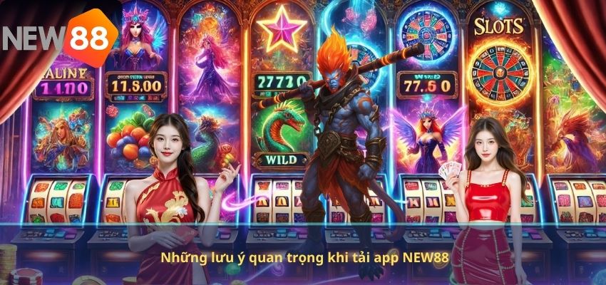 Những lưu ý quan trọng khi tải app NEW88