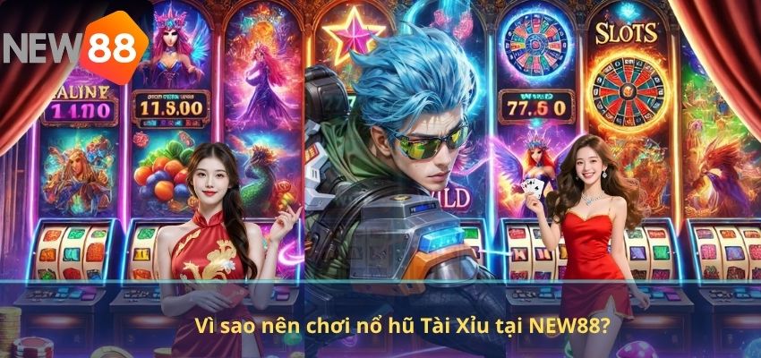 Vì sao nên chơi nổ hũ Tài Xỉu tại NEW88?